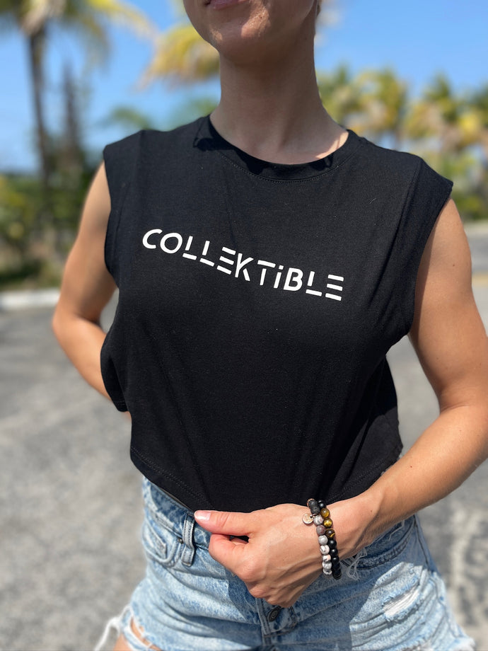 Collektible, Crop Tank Top, Tank Top, Womens Festival Tee, Band Tee