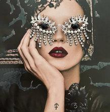 Load image into Gallery viewer, Fashion Sunglasses, Pearl and Jewel, Modern Glam
